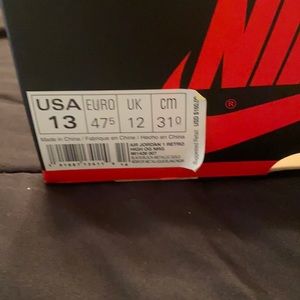 Jordan Retro 1 High OG NRG